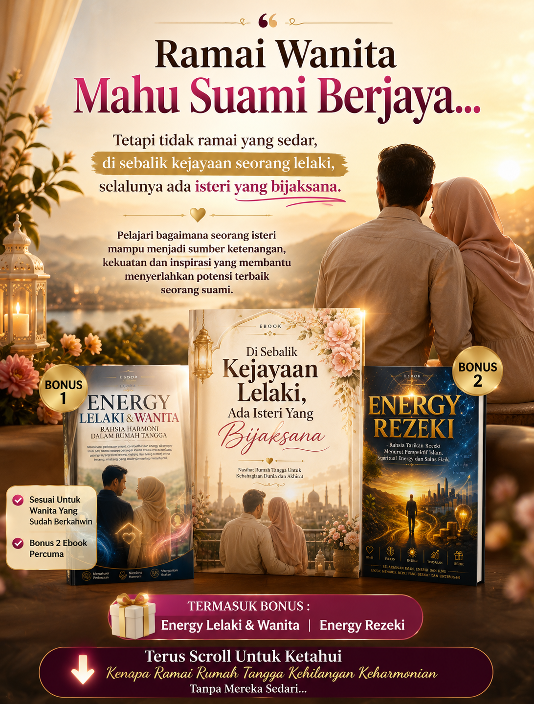 Pakej 3 ebook: Di Sebalik Kejayaan Lelaki, Energy Lelaki & Wanita, Energy Rezeki